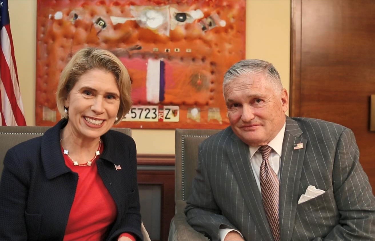 EXIM Chairman Kimberly Reed and U.S. Ambassador to Romania Adrian Zuckerman virtually address the New Nuclear Capital Conference from Bucharest